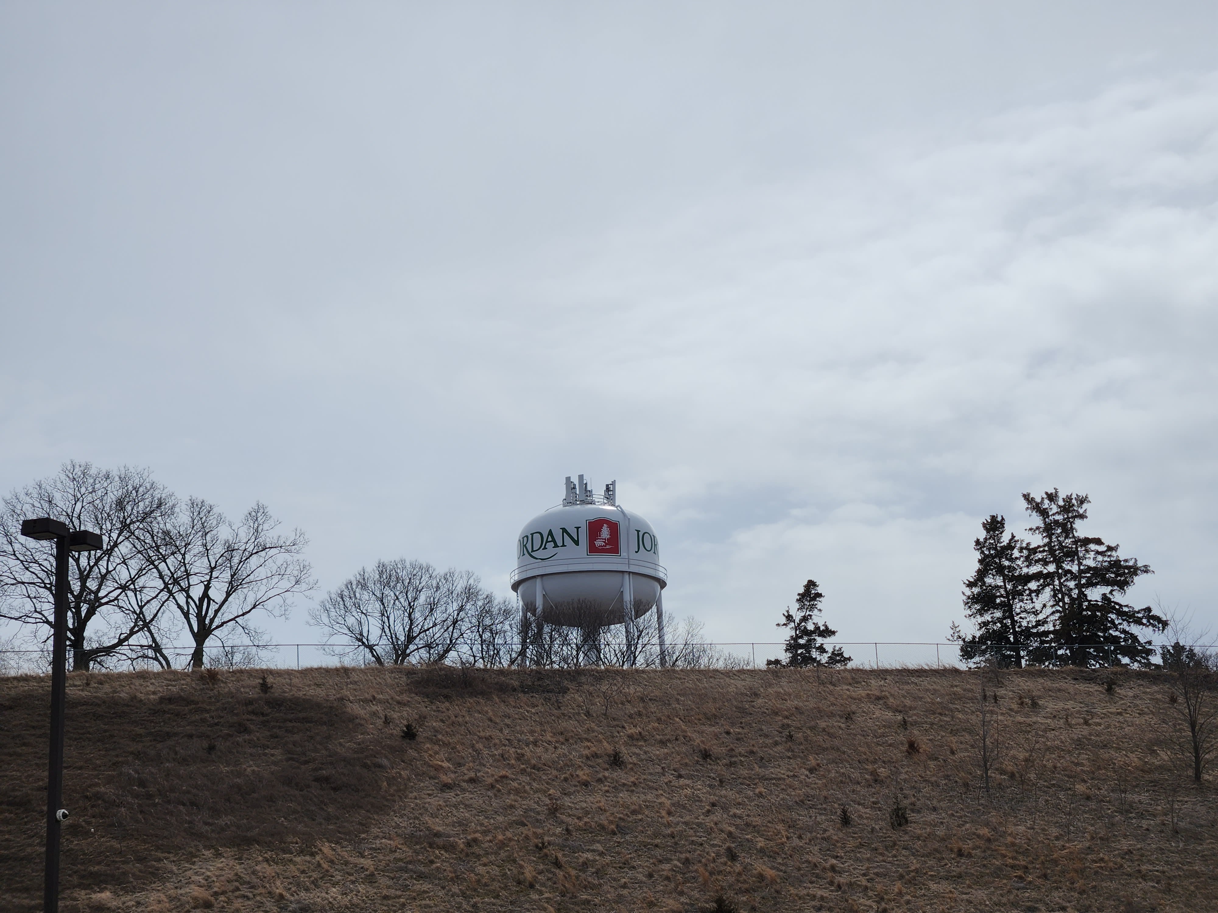 Jordan water tower view