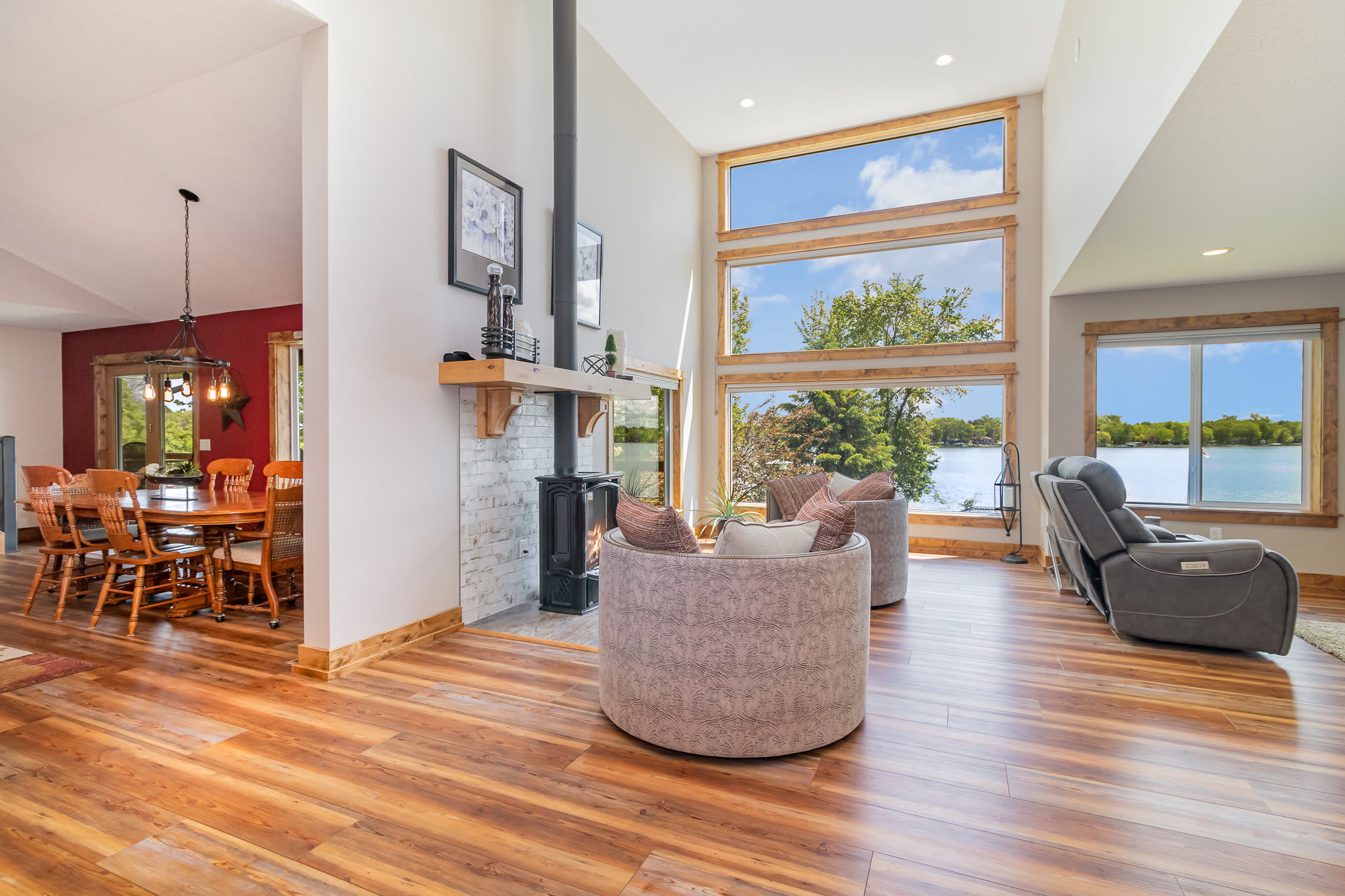 Beautiful Long Lake view from this home