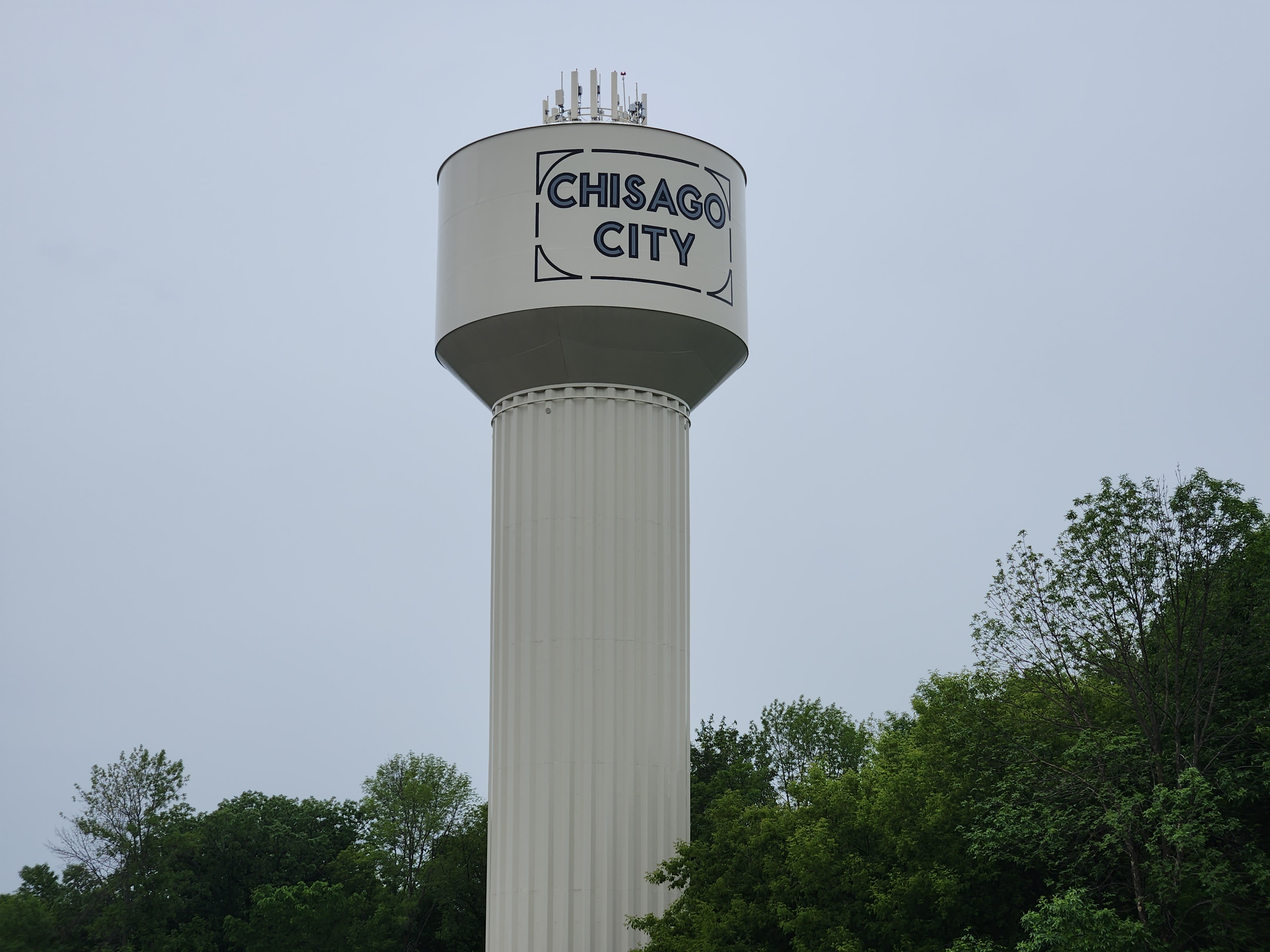 Chisago City water tower