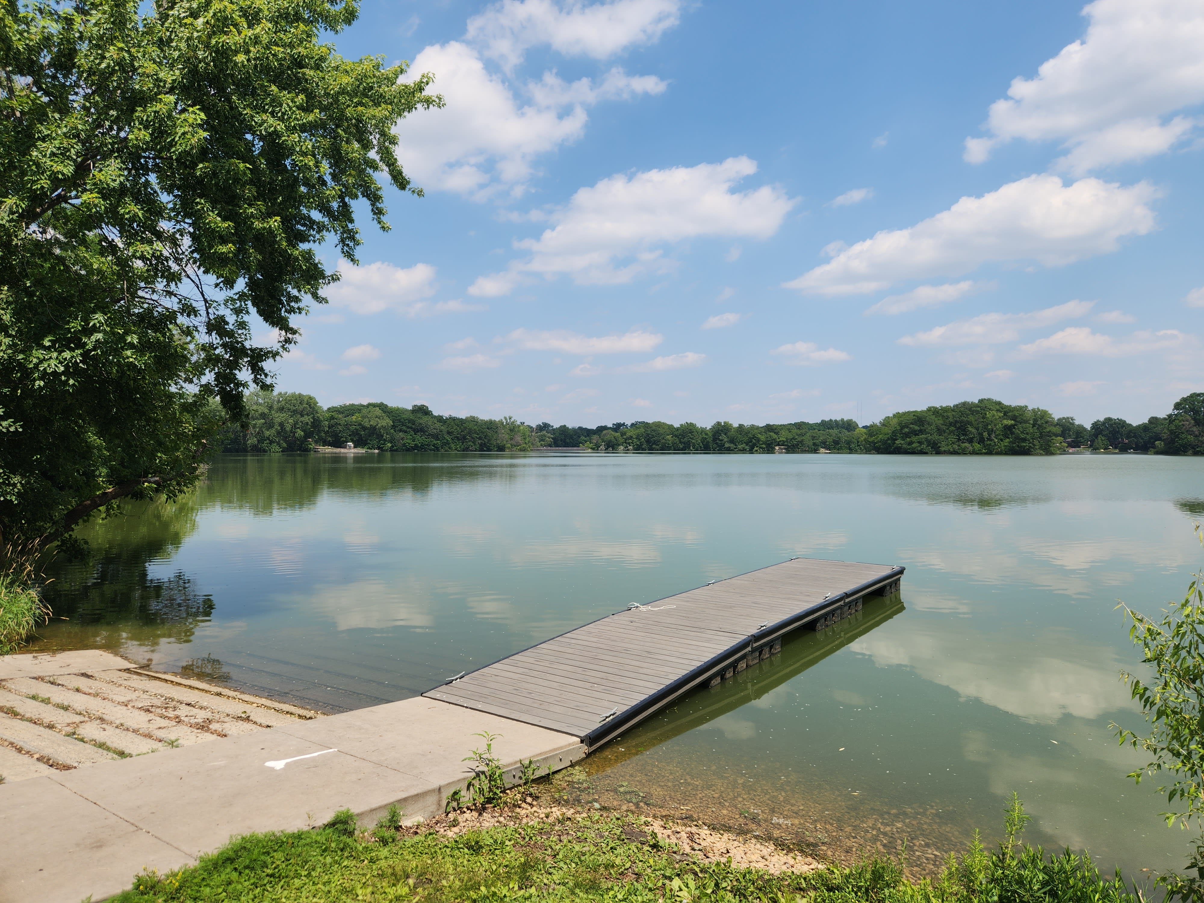 Silver Lake pier in Columbia Heights