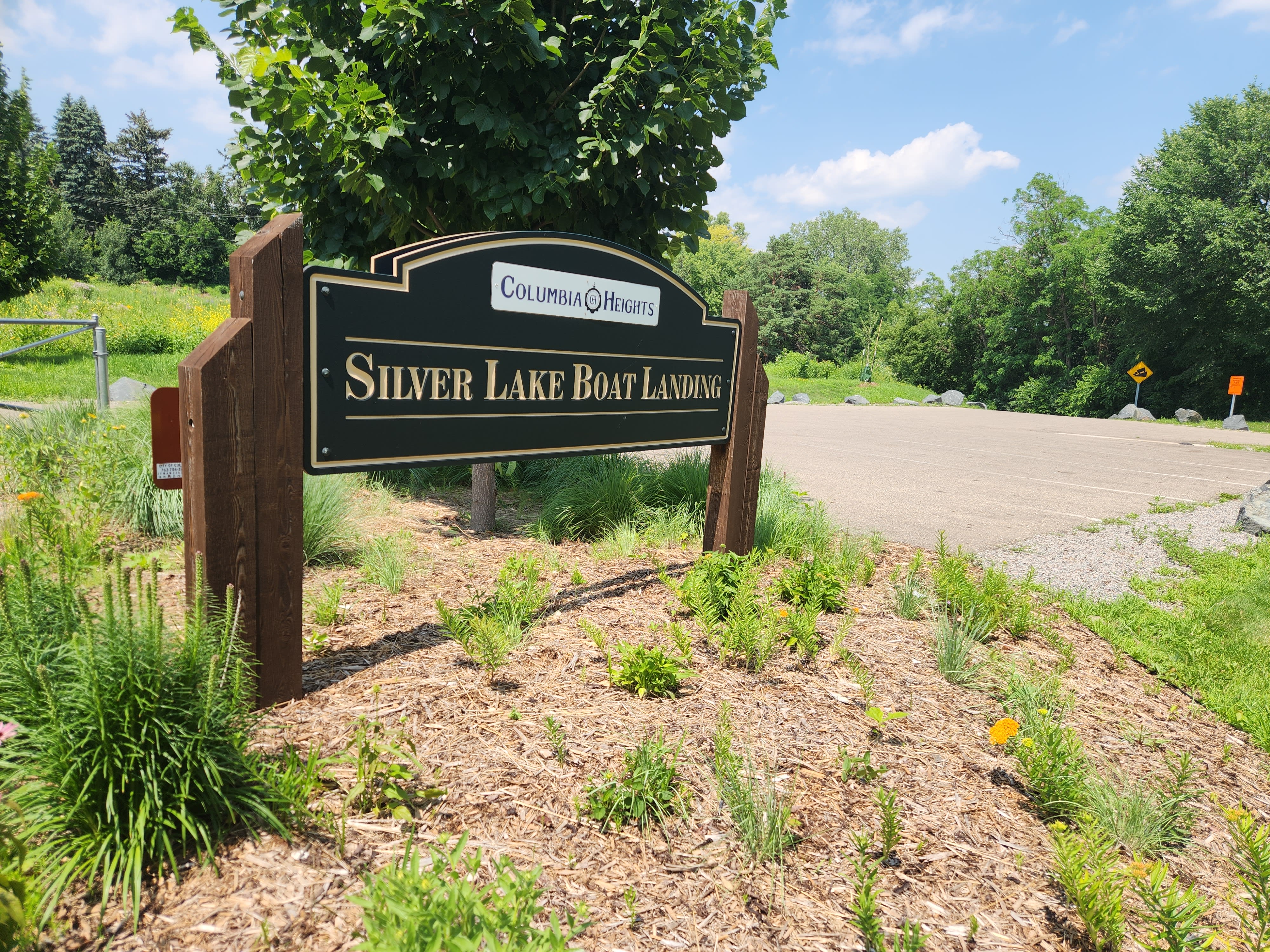 Silver Lake Boat landing in Columbia Heights