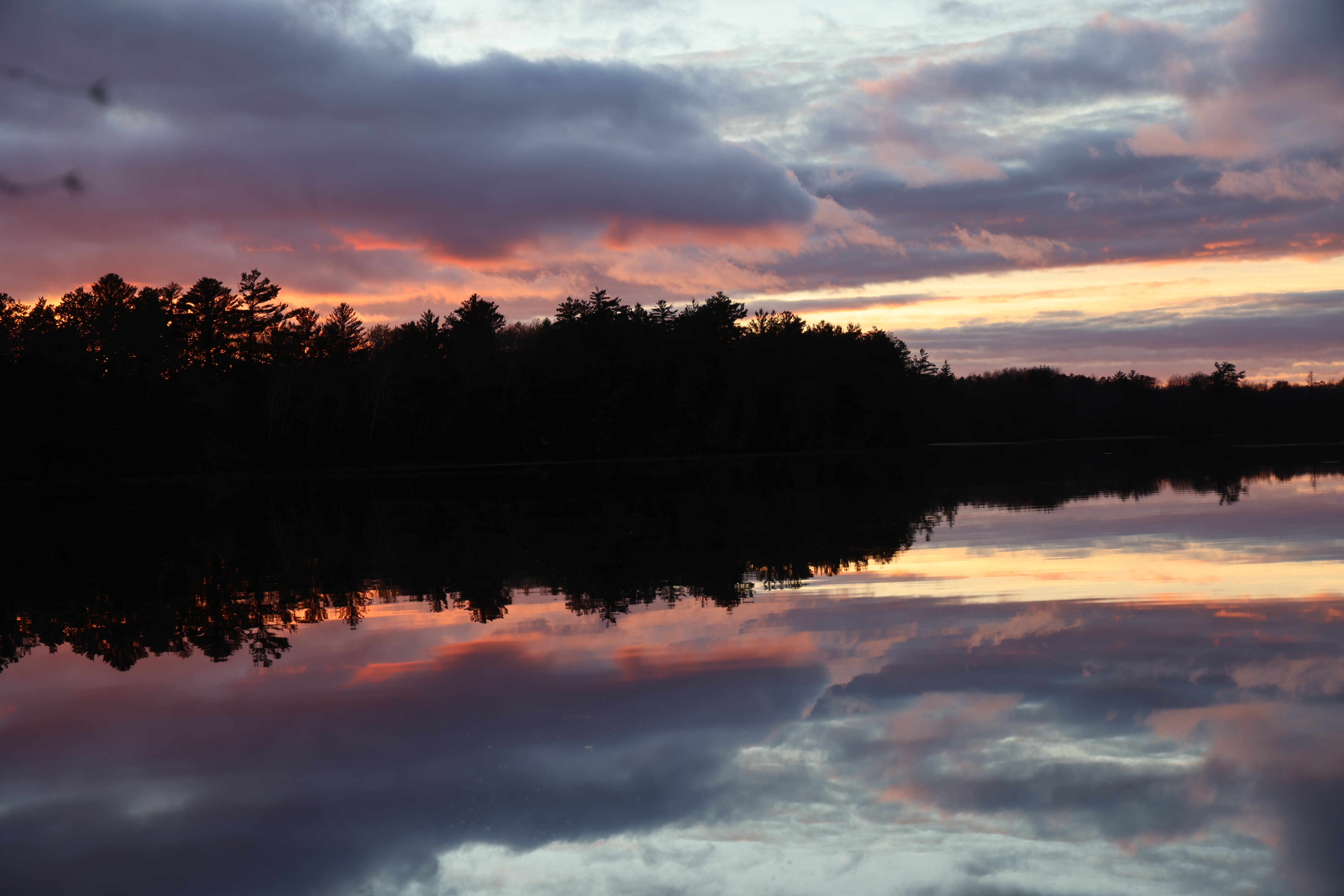 Lake Placid sunset Pilager MN
