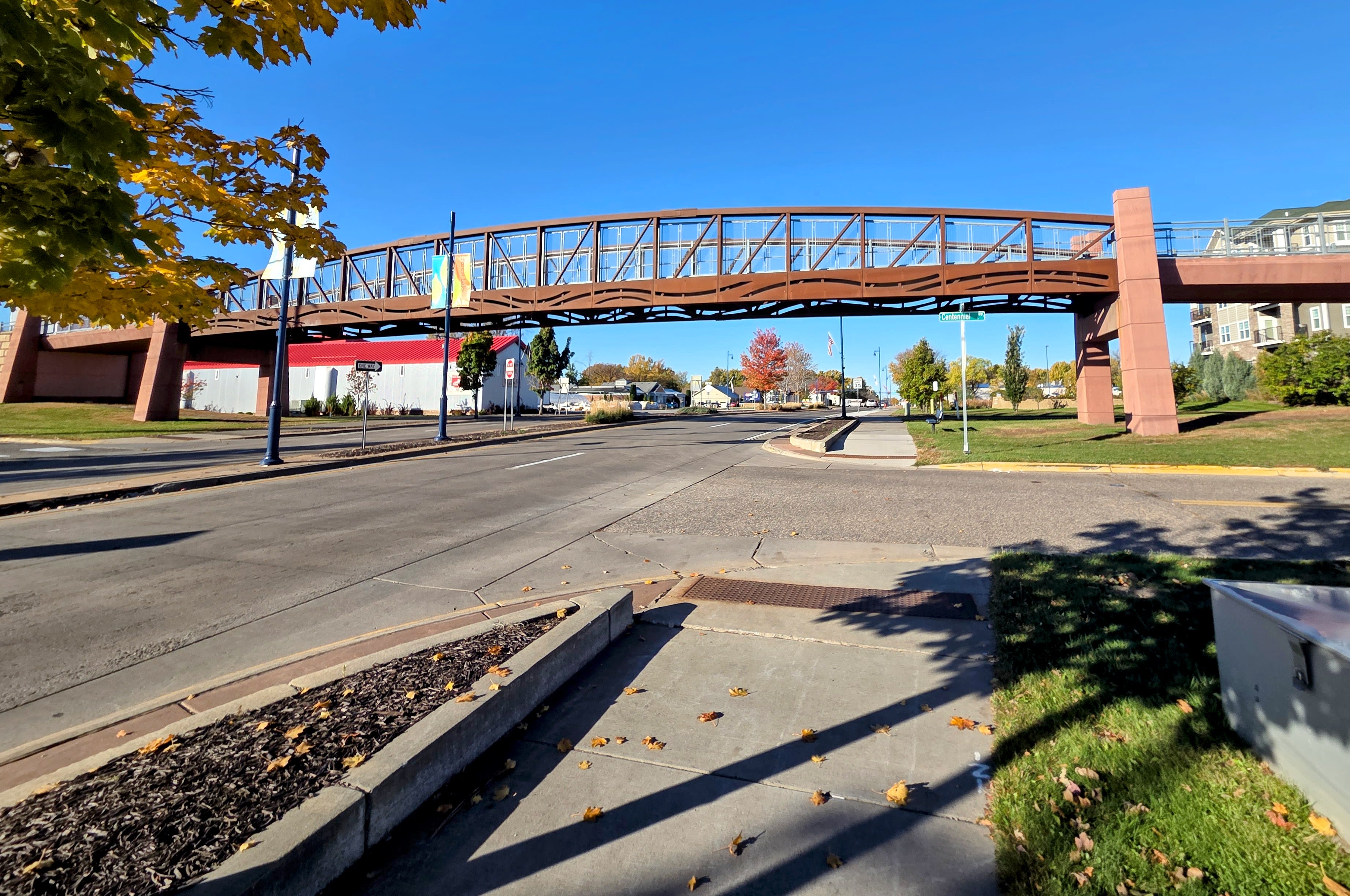 Hardwood Creek Trail in Forest Lake over Broadway