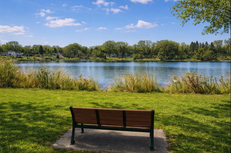 Saint Anthony Village Mirror Lake picnic area