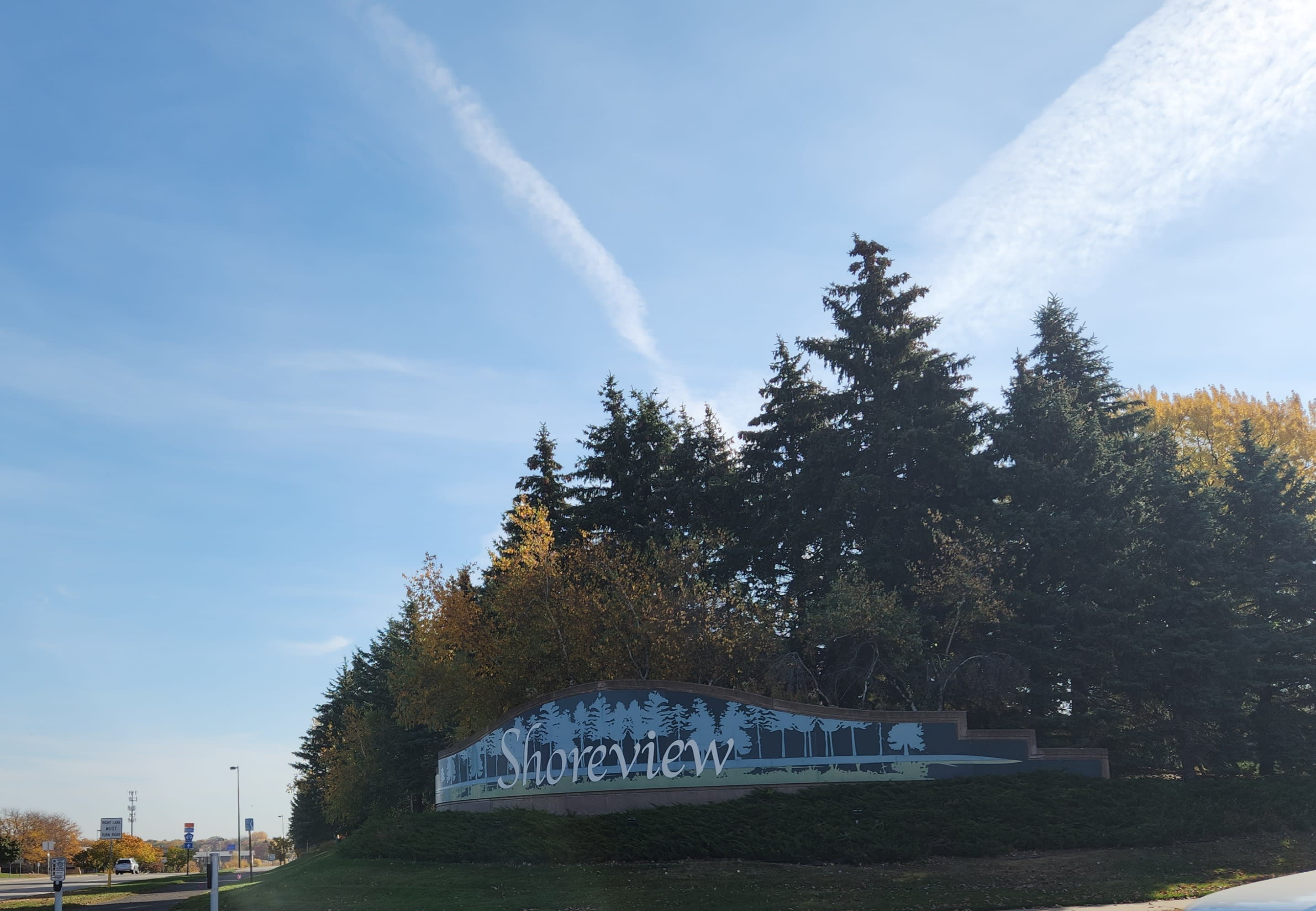 Shoreview marquee sign