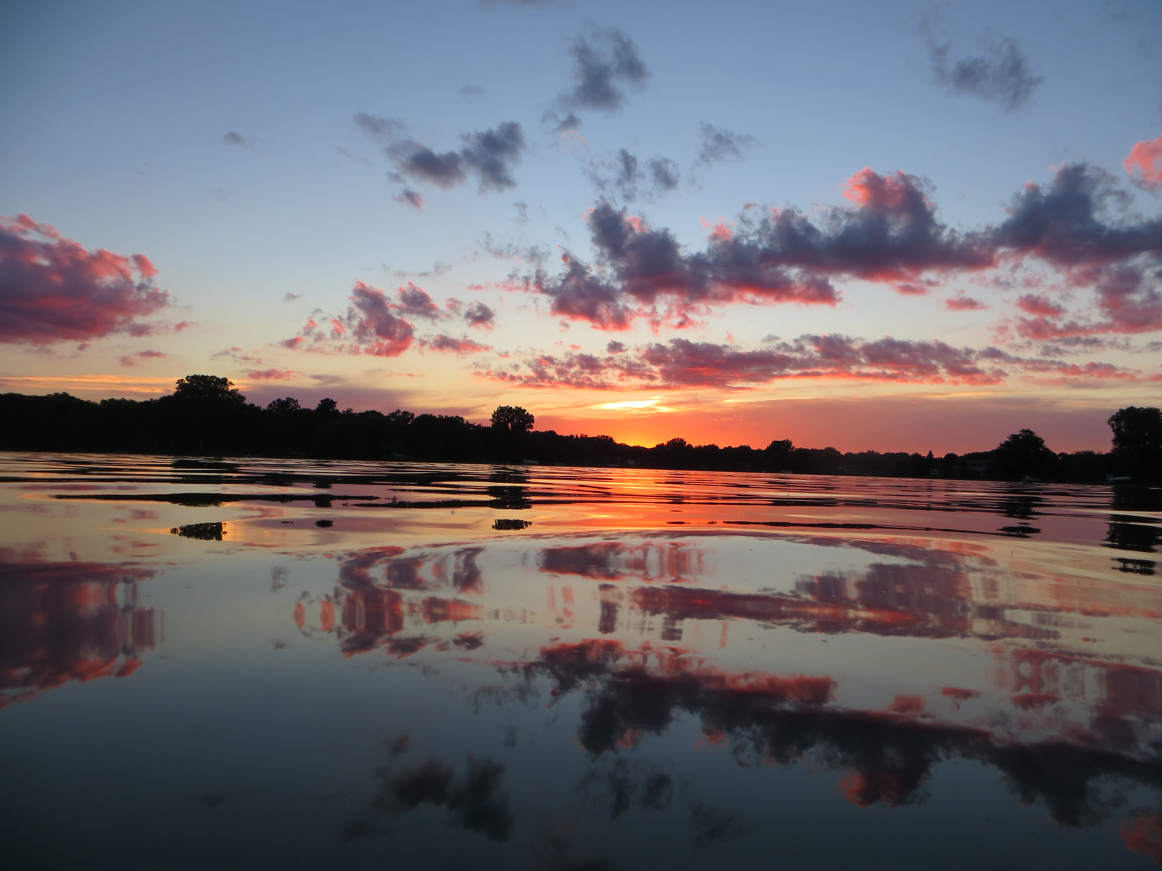 Sunset on Crooked Lake