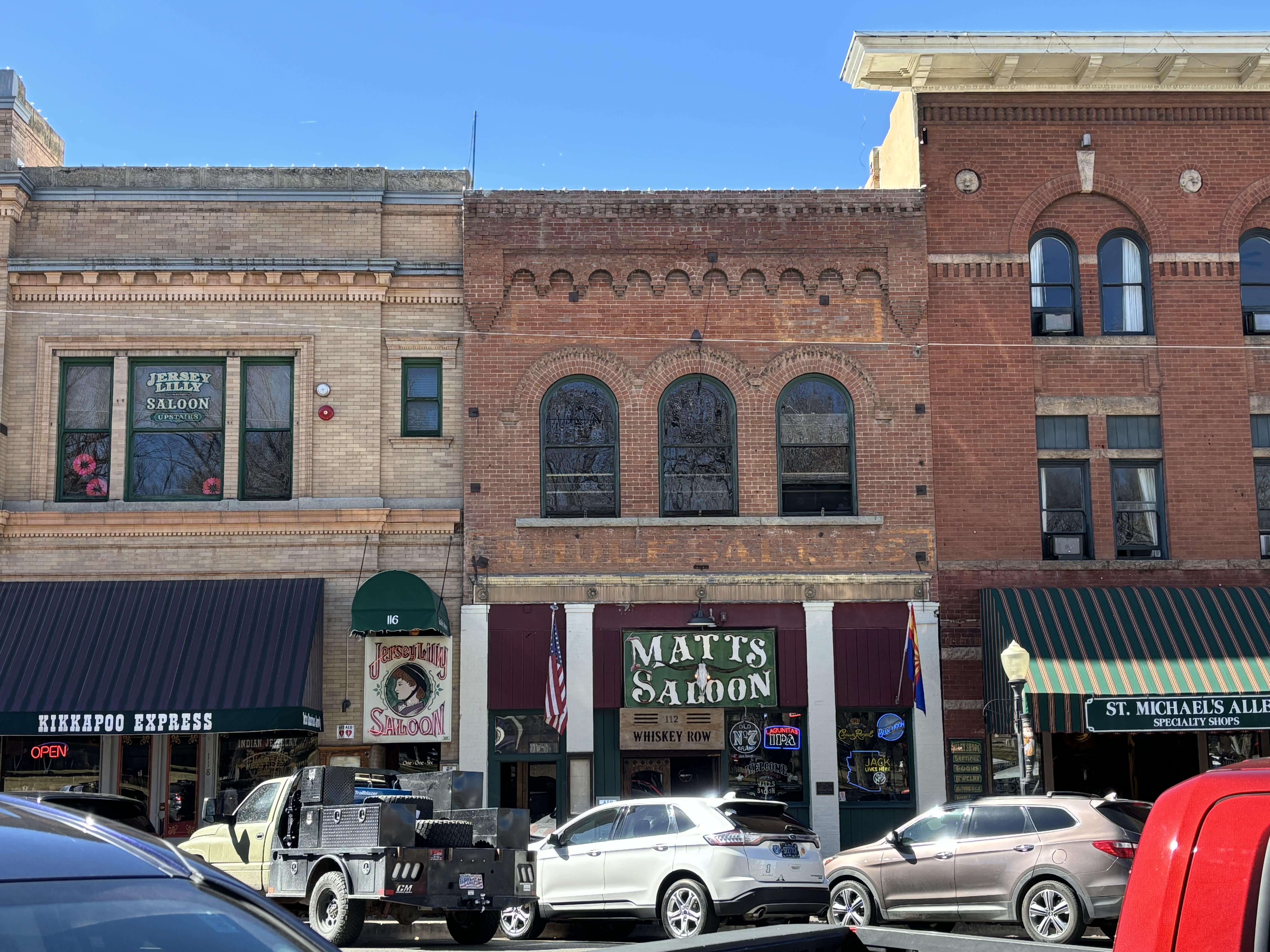 Whiskey Row Saloons in Prescott, AZ