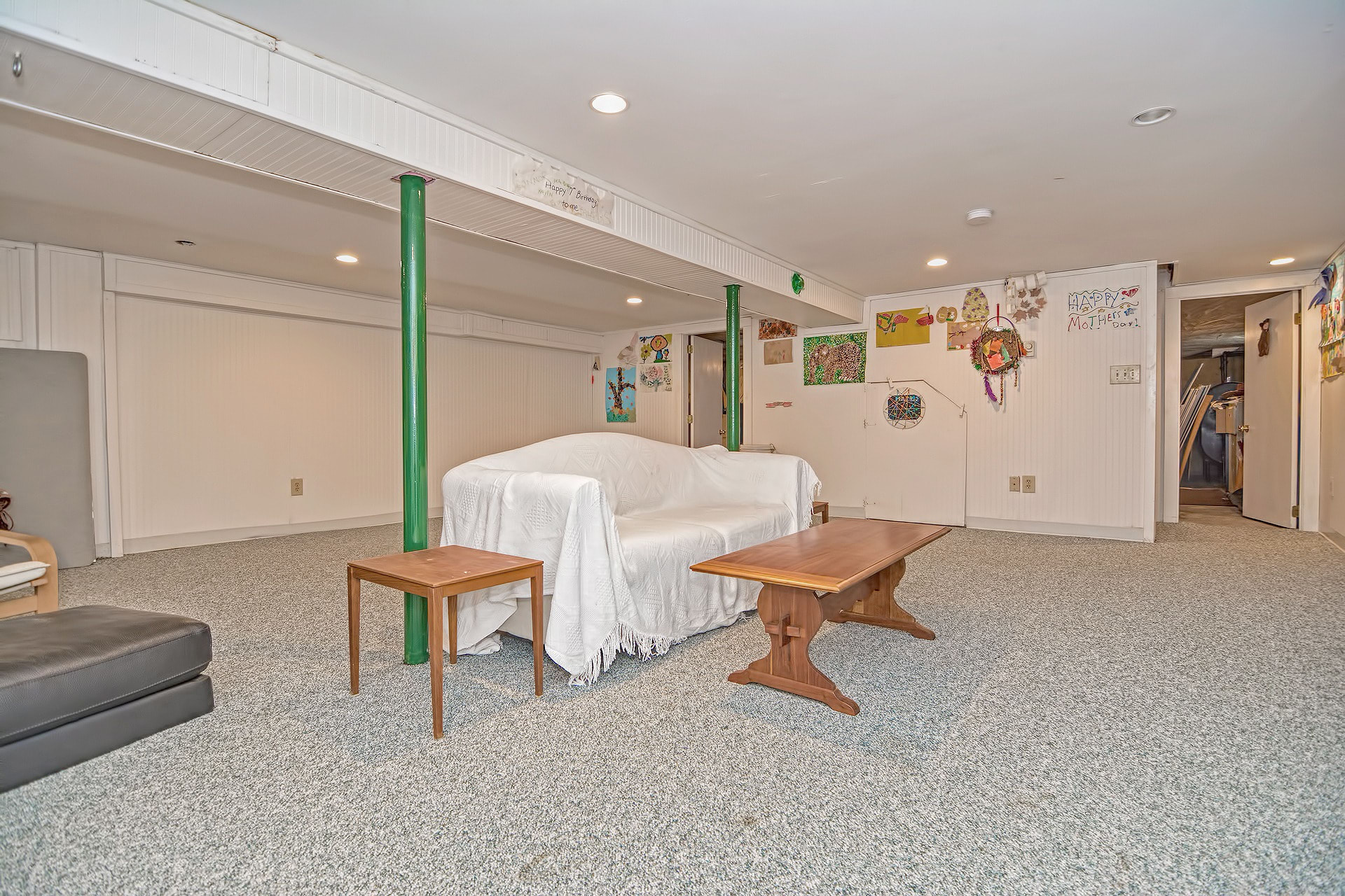 partial finished basement