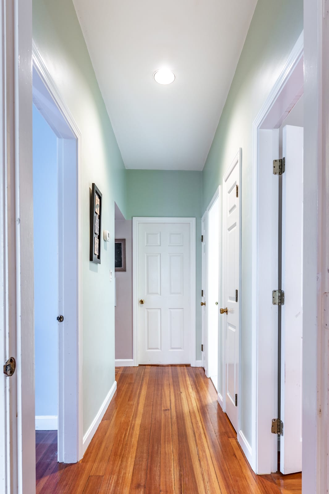 SOLD! 150 Walnut Street Unit 1 in Brookline hall to bedrooms