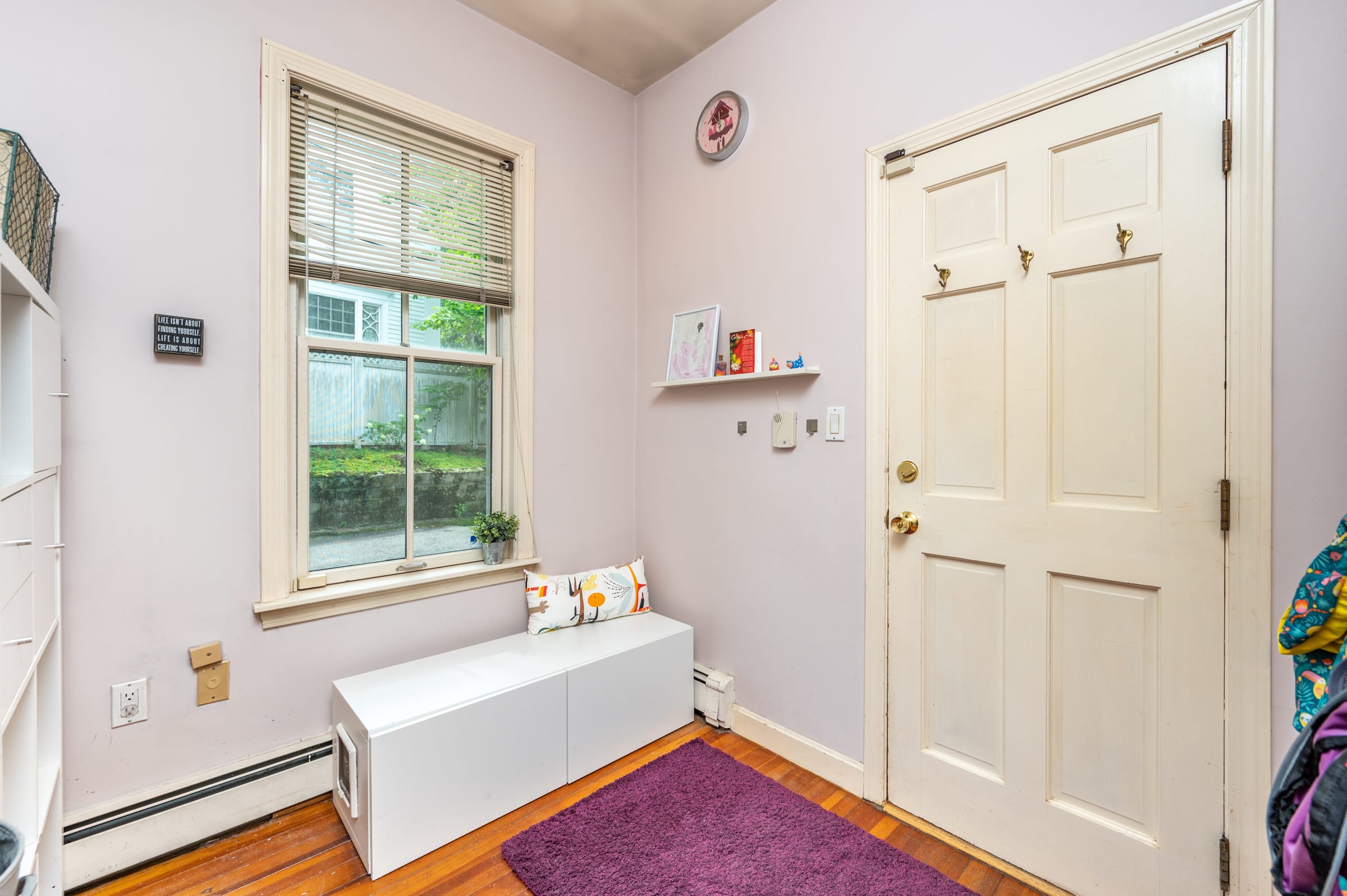 SOLD! 150 Walnut Street Unit 1 in Brookline mudroom