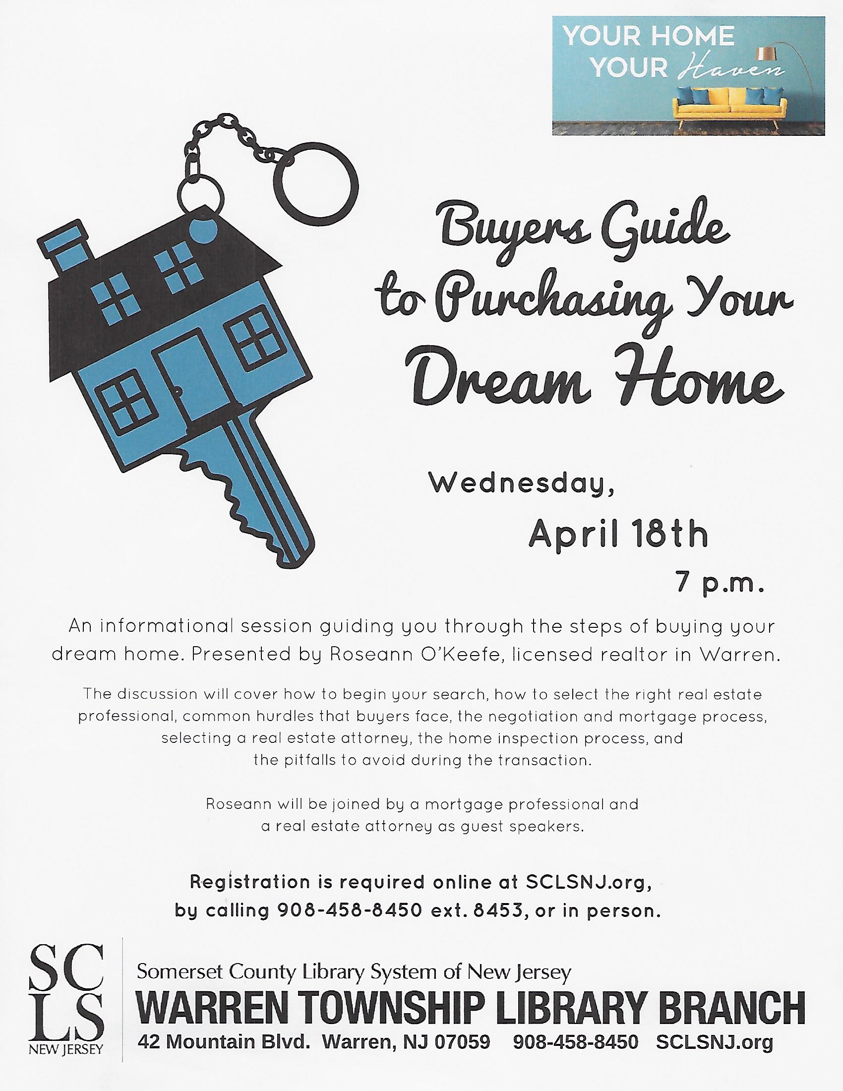 Buyers Guide to Purchasing your Dream Home inception-app-prod/Y2I2NWMzYWEtYmM5Zi00NjhkLWExNzYtZTNlNzg1MDBkNjc4/content/2018/04/Buyers Guide Flyer.jpg