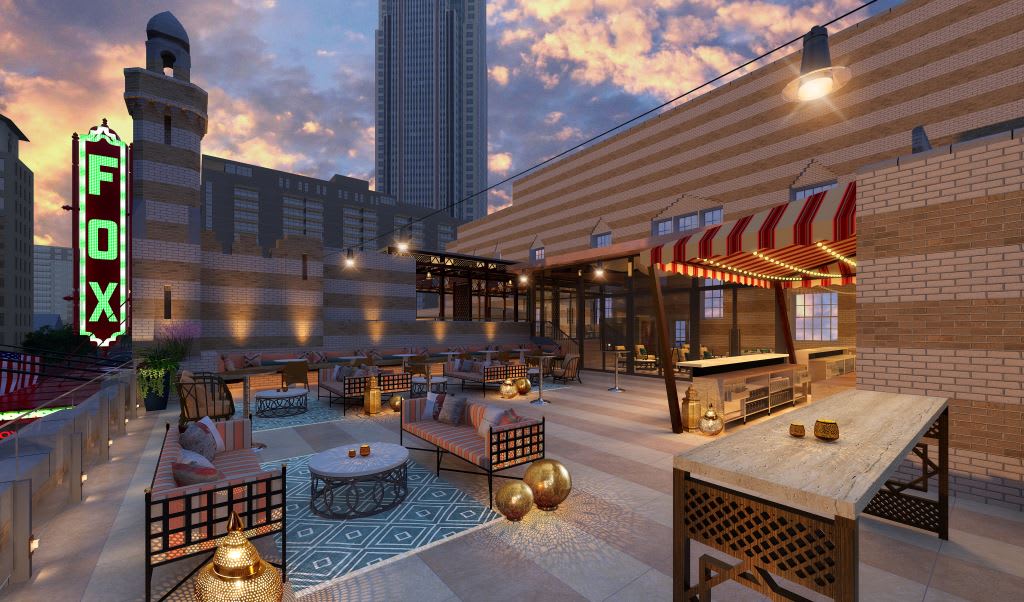 Fox Theatre Will Soon Unveil Marquee Club inception-app-prod/ZTVjMTBhZjMtMDA5NC00YjFmLWFmNGEtMjJiZGQ0NTYwODVl/content/2018/04/Rooftop_Terrace_2___Courtesy_of_the_Fox_Theatre.jpg
