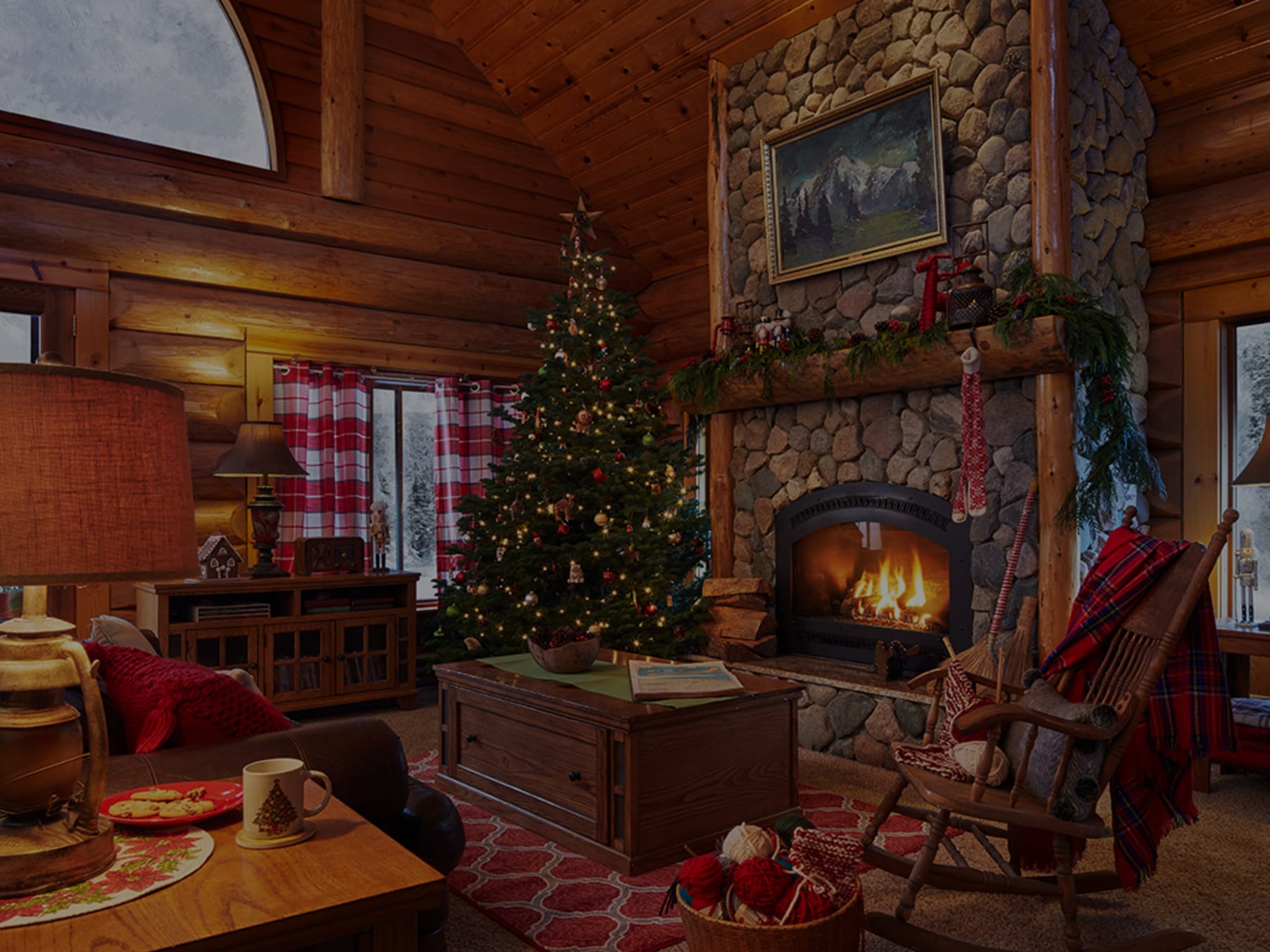 Santas house the north pole