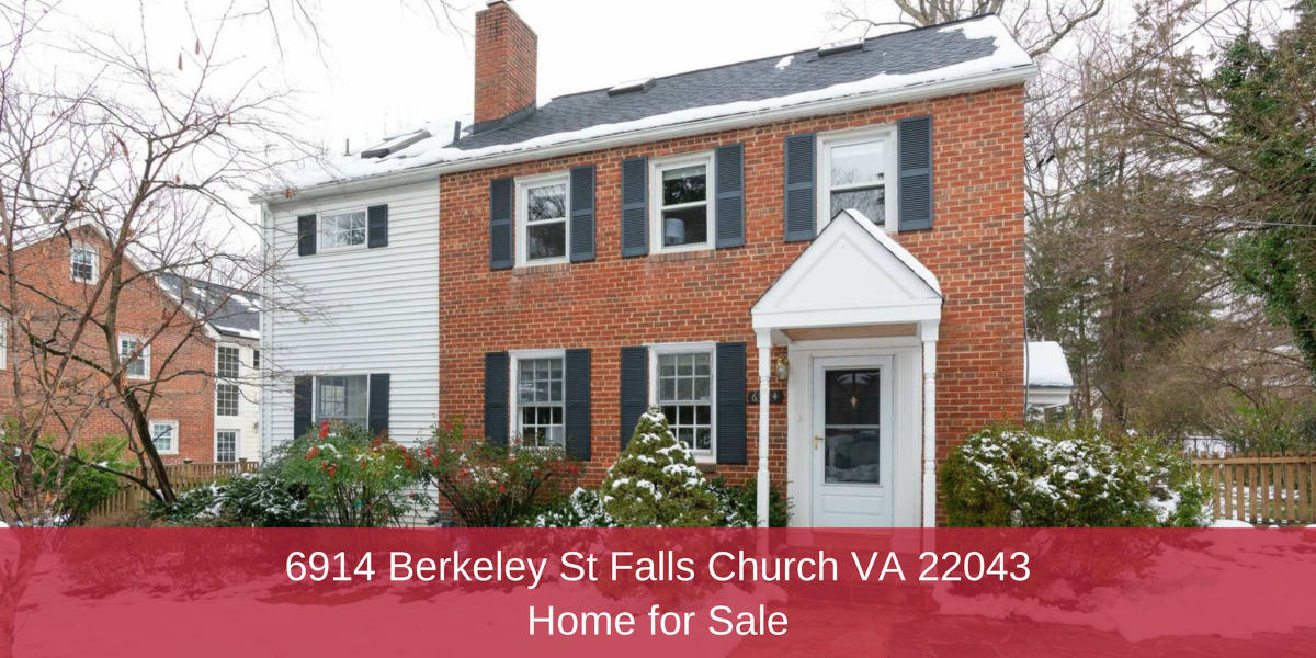 6914 Berkeley St Falls Church Va 22043 Home For Sale