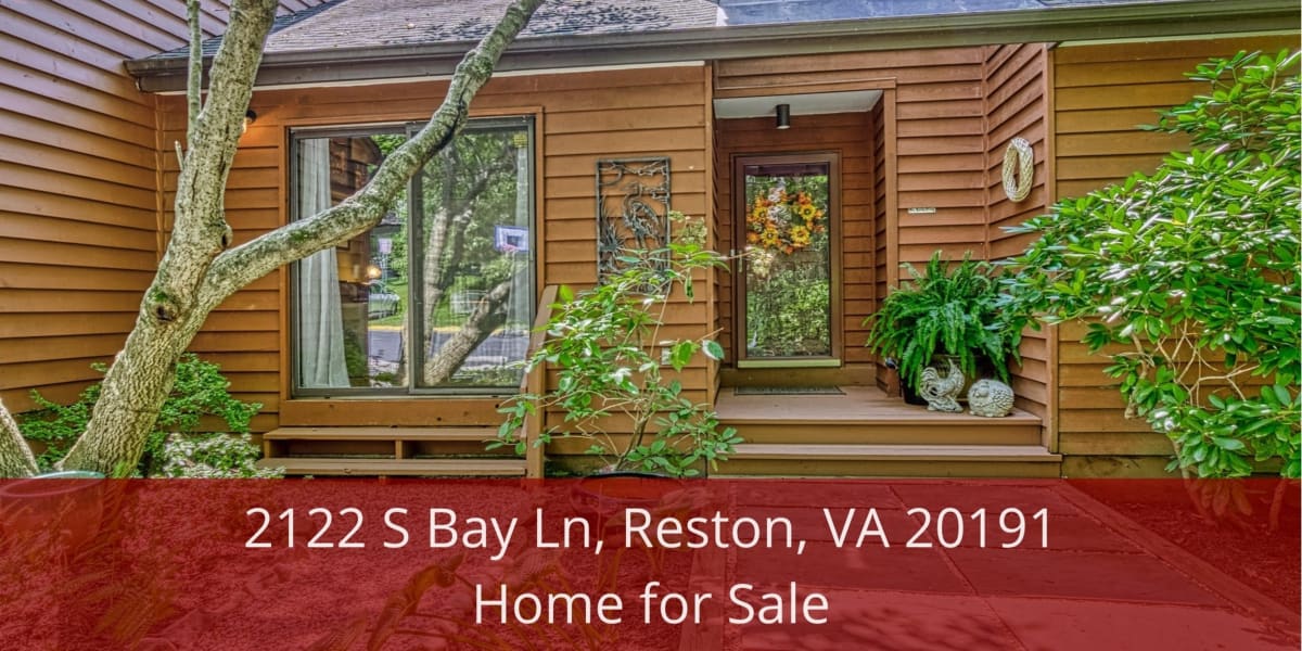 2122 S Bay Lane, Reston, Virginia 20191  4 Bedroom Home for Sale