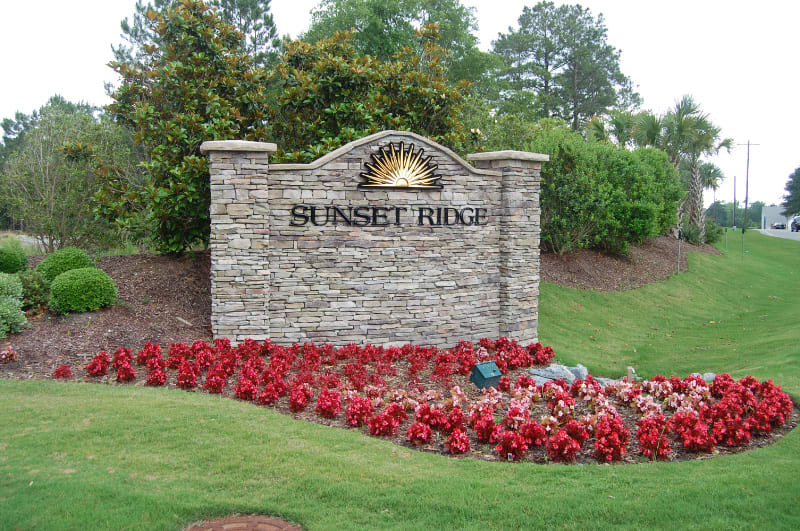Sunset Ridge Main Entrance