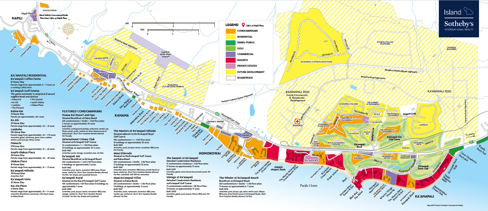 Kaanapali Site Map