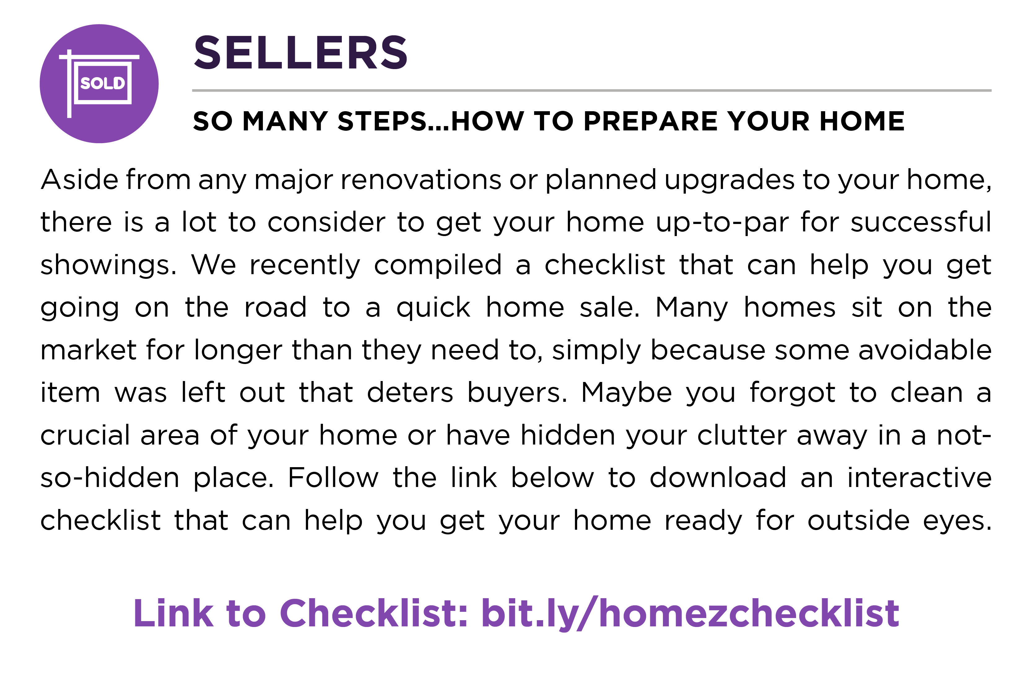 Prepare to sell your home