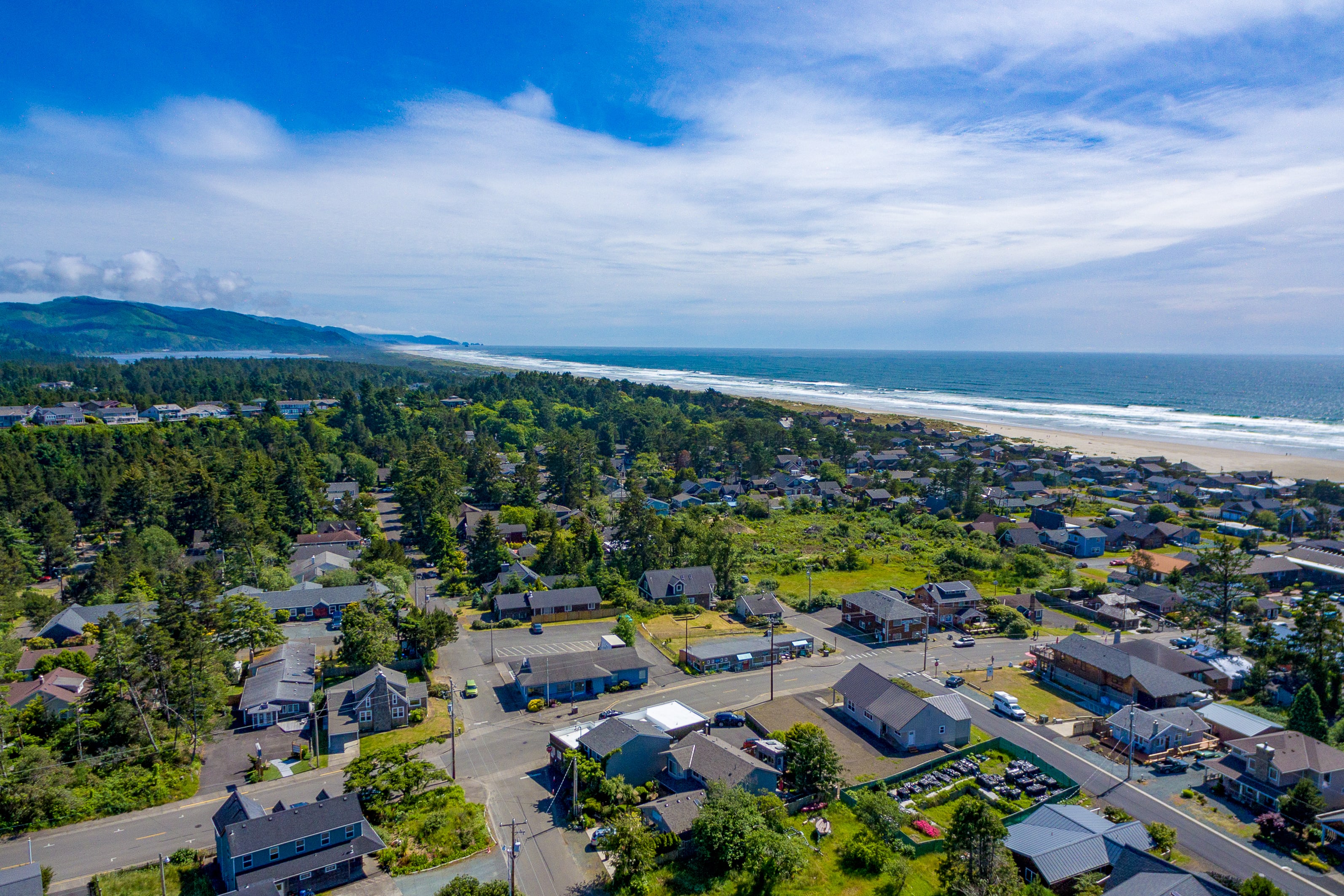 North Oregon Coast Neighborhood Aerial Photo