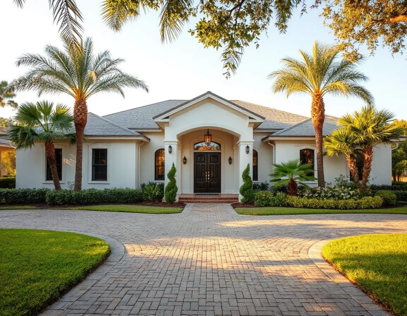 Coastal home exterior in St. Augustine