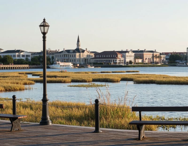 Waterfront view in Saint Augustine