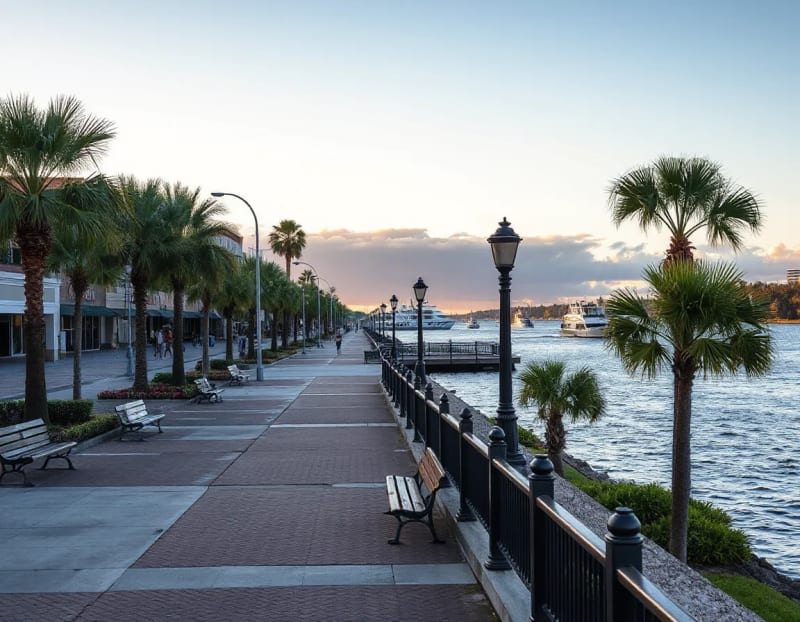 St. Johns River waterfront in Jacksonville