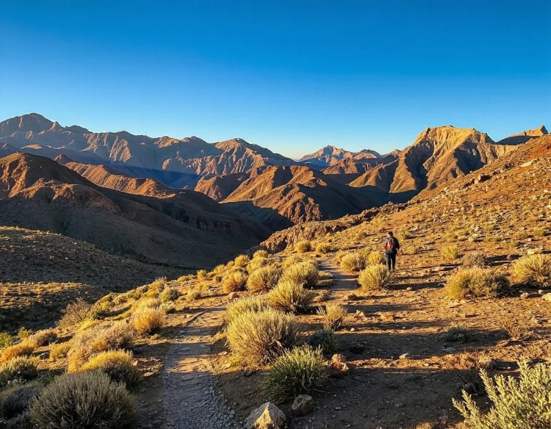 Desert mountain trail near Cathedral City