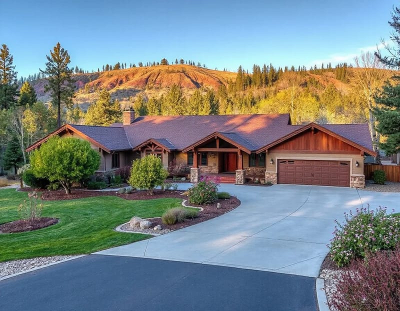 Rural home exterior in Cool, California