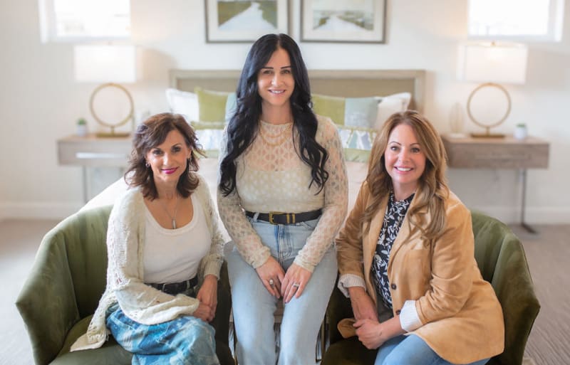 Megan Branson with her House of Joy Real Estate support team